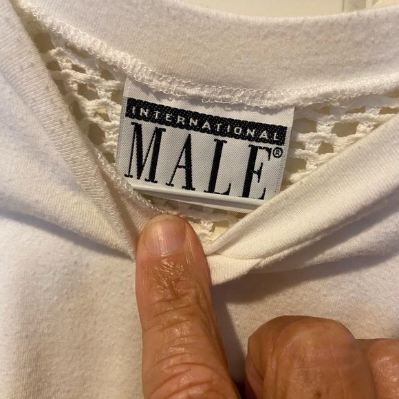 International Male Shirts Mens White Short Sleeve Solid Tee Poshmark